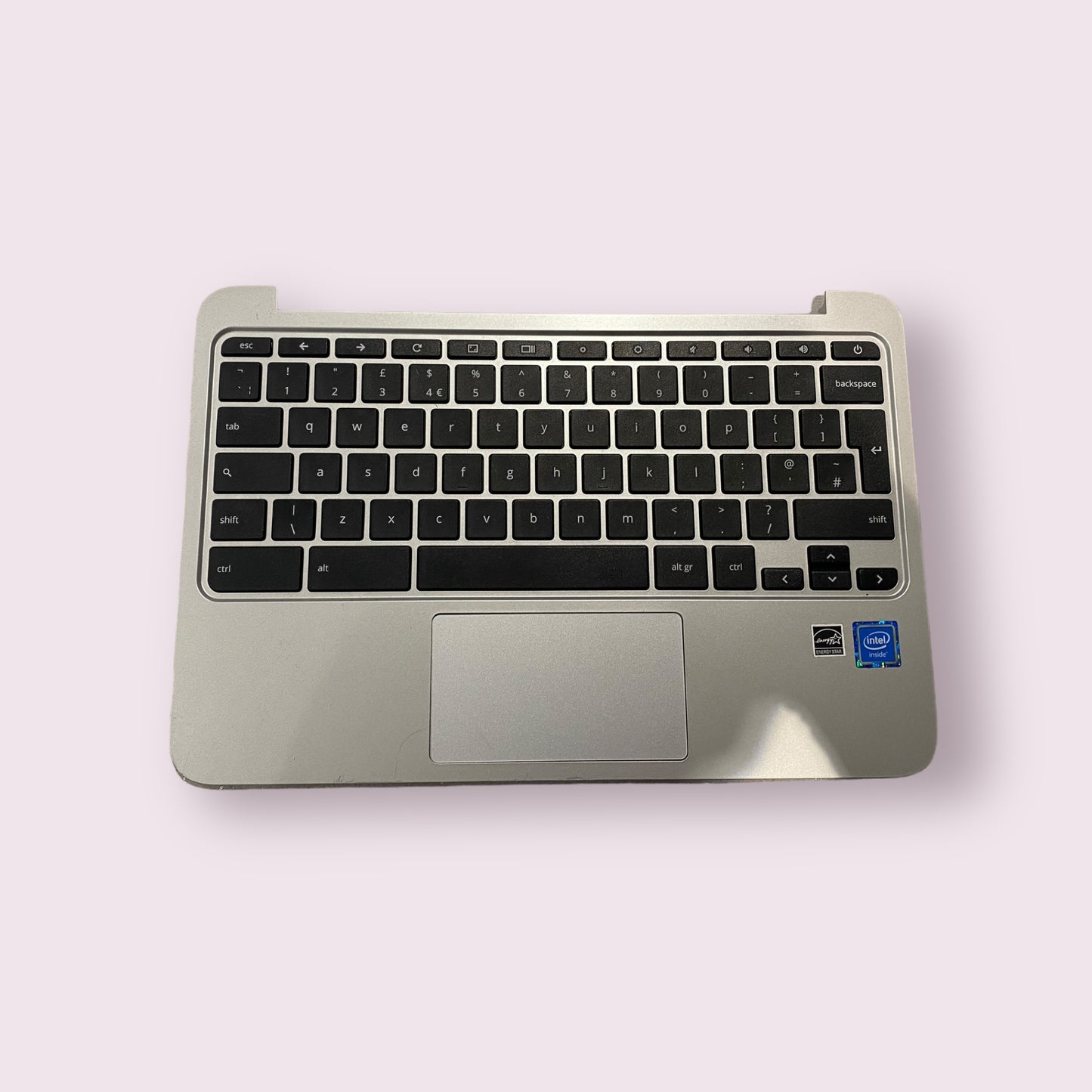HP Chromebook 11 G4 UK Layout £ Keyboard Palmrest - Grade B - Genuine Pull Part