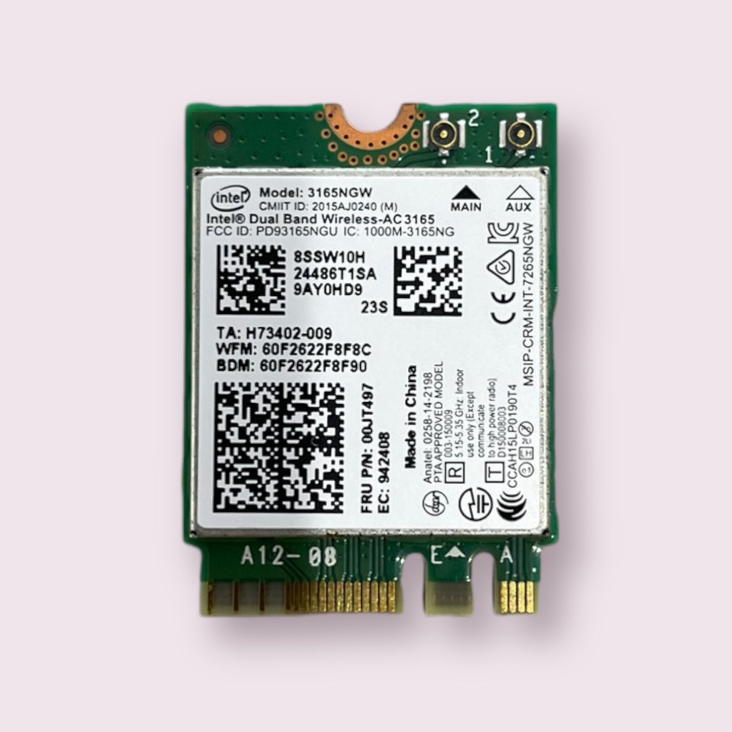 LENOVO AIO V530-24ICB All in one WIFI Card 3165NGW - Genuine Pull Part